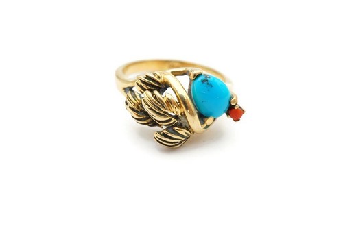 Vtg native american navajo 14k - vtg,